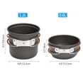 thumbnail image 3 of Camping Cookware Portable Mess Kit Camping Pot and Pans Cooking Set, 3 of 7