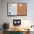 thumbnail image 4 of maxtek Combination Board, 36 x 24 Magnetic Whiteboard & Cork Board, Dry Erase Board Bulletin Combo Board for Home Office Classroom, 3' x 2' Wall Moun, 4 of 7