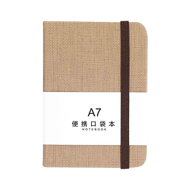 TopLLC A7 Horizontal Notebook Hand Thickened Office Learning Notebook