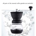 thumbnail image 3 of Yeacher Washable Manual Coffee Grinder with Ceramic Burr Adjustable Grind Two Clear Glass Jars Stainless Steel Handle Built to Last Portable for Home and Camping Use, 3 of 8