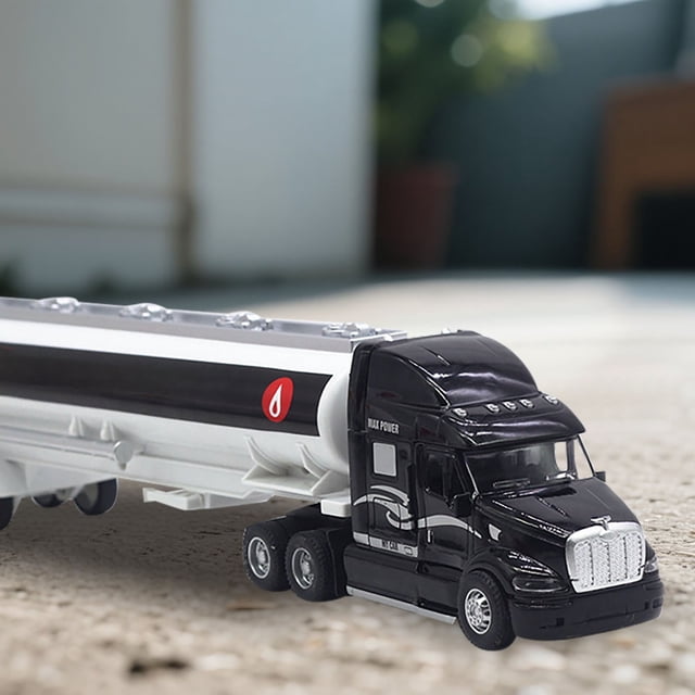 CJiaWei 1:48 Scale Alloy Container Truck Style Heavy Hauler With Sound & Light Effects (Die Model)