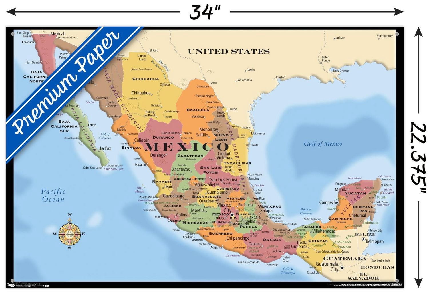 Carte - Mexique