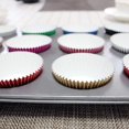 thumbnail image 4 of Standard Blue Foil Cupcake Liners Wrappers Metallic Baking Cups, 200-Count (Blue), 4 of 6