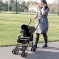 thumbnail image 2 of Gen7Pets™ Journey Pet Stroller, Dog Stroller - Cat Stroller, Black, 2 of 4