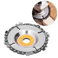thumbnail image 4 of Angle Grinder Chain Disc, 7 Teeth Accurate Woodcarving Accessories Chainsaw Blade Circular  For Shaping For Cutting Orange Card, 4 of 8