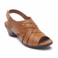 thumbnail image 1 of Cobb Hill LAUREL WOV SANDAL HONEY LTHR SANDAL, 1 of 4