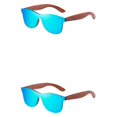 thumbnail image 1 of Decodeary Protection Wooden Fashion Colorful Lens Options Lightweight Frame blue 2Set, 1 of 6