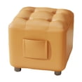 thumbnail image 1 of simhoa Small Foot Stool Ottoman Step Stool Footstool for Bedroom Living Room Indoor Orange, 1 of 8