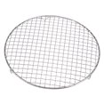 thumbnail image 3 of Unique Bargains Grille de Cuisson Ronde, Grille de Barbecue en Fil Croisé en Acier Inoxydable de 11 Pouces avec Pieds, 3 of 5