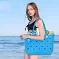 thumbnail image 4 of Silicone Beach Bags Waterproof Sandproof Outdoor Tote Bag Portable Travel Bag, 4 of 6