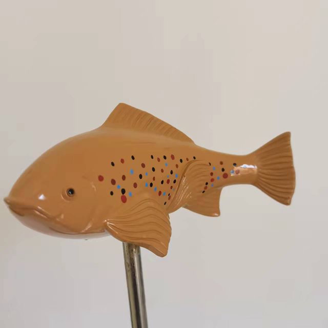Ceramic Koi Carp Set Garden Carp Resin Decorative Courtyard