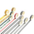 thumbnail image 4 of Craft Tape Colorful DIY 10 Rolls Decorative 6.56ft Masking Tape Planner Tape, 4 of 6