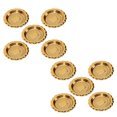thumbnail image 4 of 20Pcs Plastic Cake Serving Trays Cake Trays Cake Boards for Birthday (Golden), 4 of 5