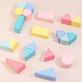 thumbnail image 4 of Wooden Shape Puzzle Triangle Rectangle Shape Sorter Toy Early Educational Toy, 4 of 10