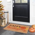 thumbnail image 1 of Thanksgiving Welcome Doormat with Festive Holiday Greeting for Seasonal Home Entryway, 1 of 5