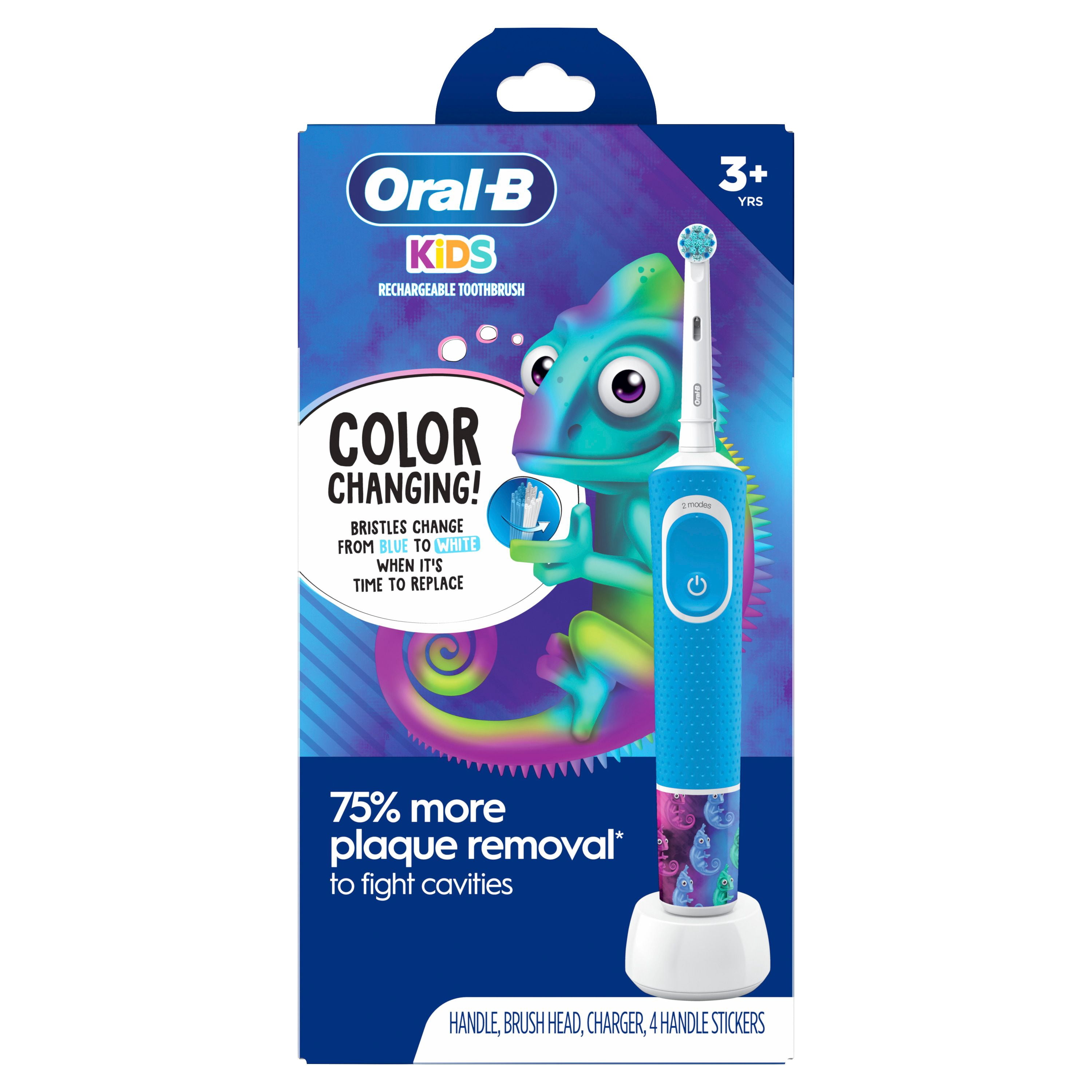 Oral-B Brosse à Dents Électrique Rechargeable pour Enfants avec Chargeur, pour 3 Ans et Plus, Poils Extra Souples