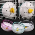 thumbnail image 5 of Jouet pour Hamster pour Petits Animaux Roue Silencieuse Roue d'Exercice pour Hamsters et Écureuils Disque de Course Accessoire de Cage, 5 of 5