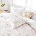 thumbnail image 4 of Hitime Queen Duvet Cover Set, Soft & Breathable Microfiber 3 Pieces Queen Bedding Sets, Pattern Queen Comfy Duvet Cover Set, with Zipper Closure (Queen), 4 of 8
