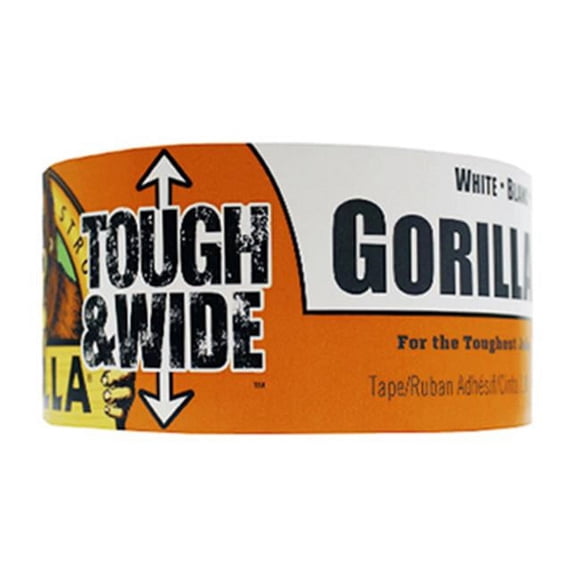 Gorilla Glue 254847 Ruban Tough & Wide 2,88 Po x 25 Verges, Blanc
