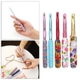 thumbnail image 3 of 5Pcs Aluminium Crochet Hooks Knitting Hooks 6.5mm 7mm 8mm 9mm 10mm, 3 of 8