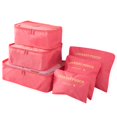 thumbnail image 2 of 6 Set Packing Cubes With Shoe Bag - Carry On Luggage Travel Packing Organizers Housekepping Storage Bags, 2 of 2