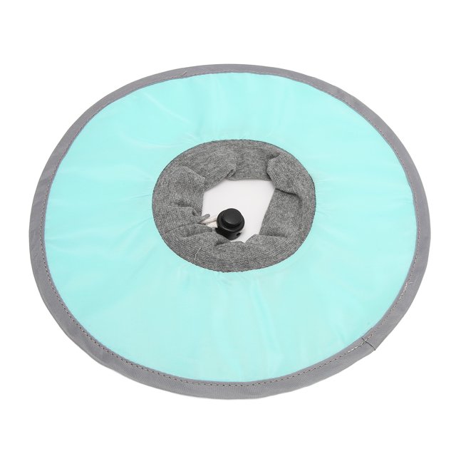 Collier de Récupération pour Chat, Bords Souples Imperméable à l'Eau Empêcher Léchage Collier de Protection pour Animaux de Compagnie Matériau Polyester pour Cicatrisation des Plaies Bleu Clair, Rose, Vert Fruit