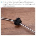 thumbnail image 5 of Unique Bargains Black Rubber Grommet 1.2 Inch OD 0.6 Inch ID, 4Pcs Seal Protection Cable Grommets Flexible Cable Pipe, 5 of 5