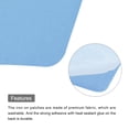 thumbnail image 4 of Uxcell 6 Pcs Pièces Thermocollantes Patchs de Réparation en Tissu pour Vêtements Bleu Ciel, 4 of 6