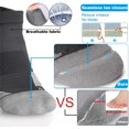 thumbnail image 2 of Chaussettes de Course Athlétiques Invisibles Anti-Ampoules Évacuant l'Humidité Coolmax, Sans Coutures Anti-Odeur, 2 of 6