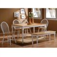 thumbnail image 2 of Boraam Windsor Ferme 36 "x 60" Table à Manger en Blanc et Naturel, 2 of 3