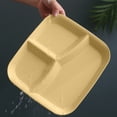 thumbnail image 5 of Fridja Liquidation de Noël Assiettes Compartimentées de 10 Pouces pour Manger Souper avec Paille pour Enfants Adultes Pique-Nique Assiettes Réutilisables, 5 of 5