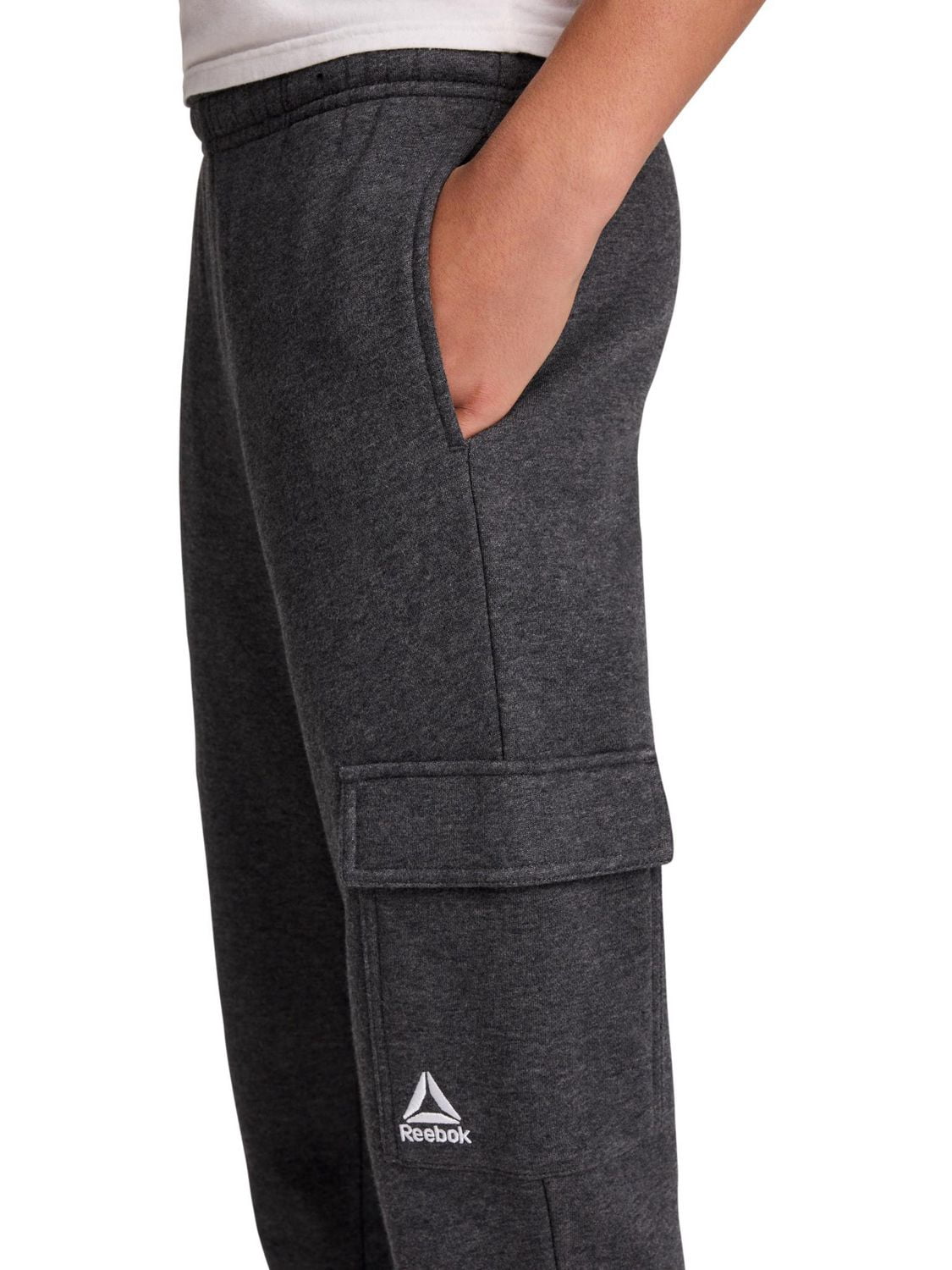 Reebok Pantalon cargo en molleton Core pour garçons