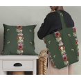 thumbnail image 5 of Soimoi Polyester Crepe Fabric Leaves & Rose Panel Print Sewing Fabric Yard 42 Inch Wide, 5 of 5
