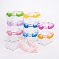 thumbnail image 3 of facefd Boîte de Rangement Transparente Mini pour Filles, INS Scellée, Boîte de Conservation pour Salade, Collations et Fruits, Rangement et Organisation de Bureau, 3 of 8