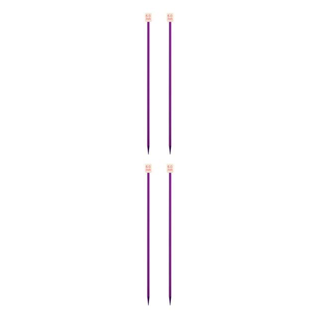 bedienty Color Random Knitting Needles Weaving Needle Handknitting Tool Home Supplies 5.0mm 2Set