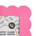 thumbnail image 4 of DesignOvation Scalloped 4" x 6" Pink Decorative Tabletop Picture Frame, 4 of 9
