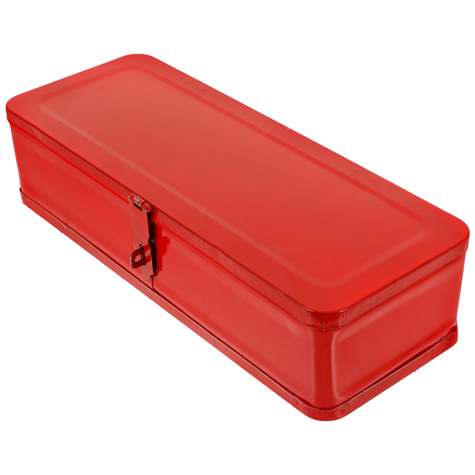 HEALEEP 1Set Tool Chest Box Thickened Iron Red for Home Use Portable Tool Organization
