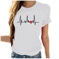 thumbnail image 1 of Birdeem Mode Femmes Chandail à Manches Courtes Imprimé Décontracté T-Shirt Blouse, 1 of 4