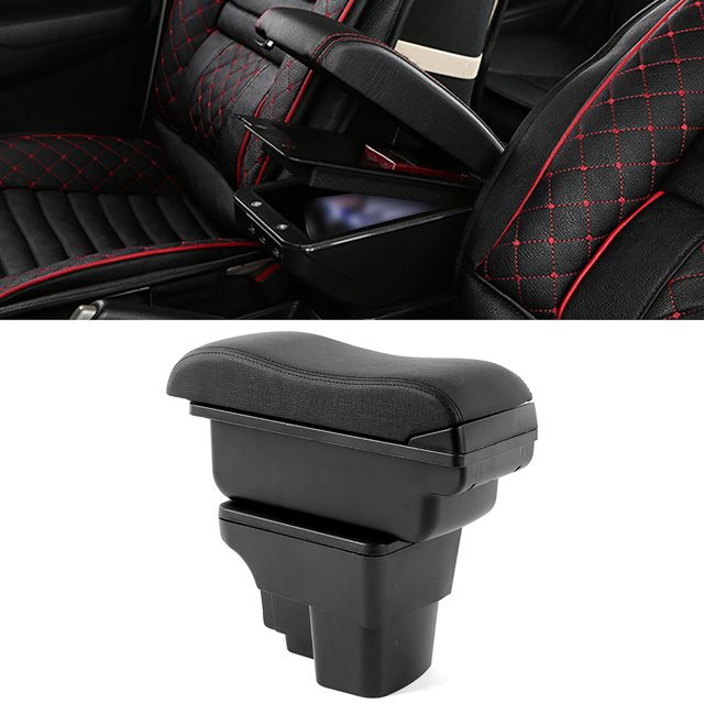 Armrest Central Console Armrest Organizer Box Container Replacement Fits For Rio 3 2012-2016