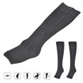 thumbnail image 4 of Bas de Mollet Hauteur Genou, 1 Paire Bas de Sport à Compression Élastique pour Modelage du Corps Sortie Haute Intensité, 4 of 13