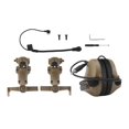 thumbnail image 2 of S SERENABLE Headset Heavy Duty Comfortable Hearing Protection for Radio Shooting Hunting Brown, 2 of 9