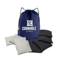 thumbnail image 2 of SC Cornhole Games Weather Resistant Cornhole Bags (Set of 8) - Professional Regulation Size- Use on Pro Corn Hole Boards or Bean Bag Toss Sets (Black/Grey), 2 of 4