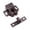 Wine, variant on Cabinet Door Beads, Usavan Double-Wheel Spring Buckle Stainless Steel Cabinet Lock, Non-Fade Electroplated Nylon Bead Snap for Wardrobe Cabinet Shoe Cabinet Installation