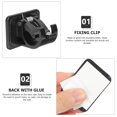 thumbnail image 3 of 6Pcs Plastic Curtain Rod Storage Holders Curtain Rod Clips Towel Rod Supports, 3 of 8