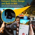 thumbnail image 5 of A900 Car Dash Cam 3 Inch Ips Screen Novatek 96670 4k HD Wifi Driving Recorder Parking Camera Silver, 5 of 5