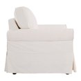 thumbnail image 2 of OSP Home Furnishings Housse Ashton pour Fauteuil à Accoudoirs Ronds, Ivoire, 2 of 5