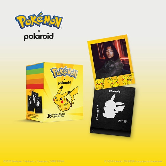 Film Polaroid Couleur Go – Pokémon Pikachu Edition – Double pack