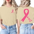 thumbnail image 1 of Women's T-Shirts Casual Short Sleeve Tops for Daily and with Round Neck Design, 1 of 3