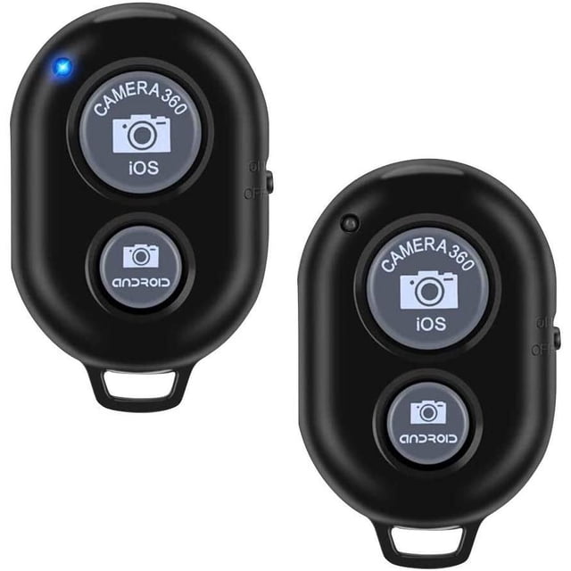 MesaSe 4 Pack Bluetooth Camera Remote Control Shutter for Smart Phones Wireless Camera Remote Control Compatible with /Android