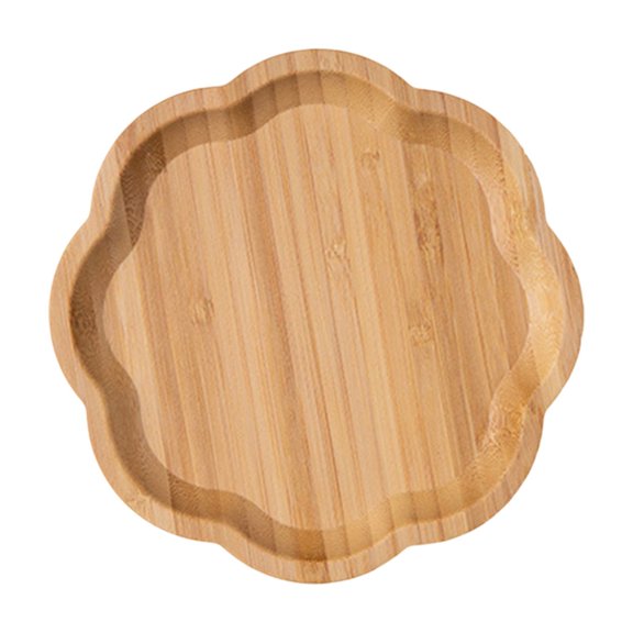 Fruit Tray Solid Wood Serving Tray for Snacks and Fruit Display – 15 in x 15 in x 0.39 in, 18 in x 18 in x 0.39 in, or 20 in x 20 in x 0.39 in